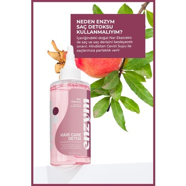 Enzym Cosmetics Enzym Doğal Saç Bakım Detoksu Onarıcı 200 ml Fiyatı