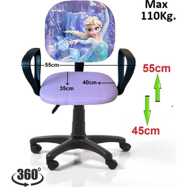 Depolife Karlar Ülkesi Elsa Frozen Desenli Çocuk Odası Ders Fiyatı