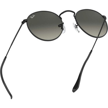 Rb3447n 002 71 Ray Ban Round Metal Black Lens Ray-Ban Round Metal