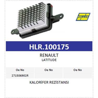HELLUX Renault Latitude Kalorifer Rezistansı 271506902R Fiyatı