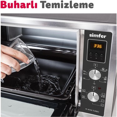 Simfer 4503 İnox Gri 45 LT Turbo Fan Mini/Midi Fırın - 6 Fiyatı