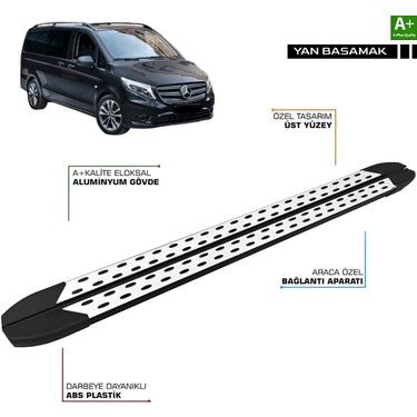 【専用ページ】Lăng Văn Tuấn様 Mercedes Vito W447 Extra Uzun Şase Trimline Gri Yan Basamak Fiyatı
