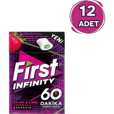 First Infinity 60 Dakika Çilek & Lime Aromalı Şekersiz Draje Fiyatı