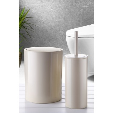 Le Viala 2本 & La Forge 1本セット Primanova Flores 2'li Bej Banyo Seti Plastik Kapaklı Fiyatı