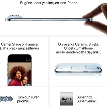Apple iPhone Air 256 GB Gök Mavisi Fiyatı - Taksit Seçenekleri