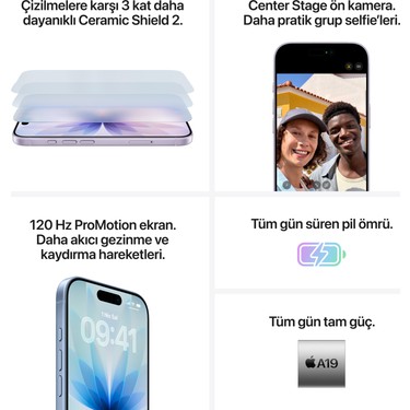 Apple iPhone 17 512 GB Siyah Fiyatı - Taksit Seçenekleri