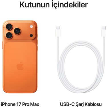 Apple iPhone 17 Pro Max 2 Tb Kozmik Turuncu Fiyatı