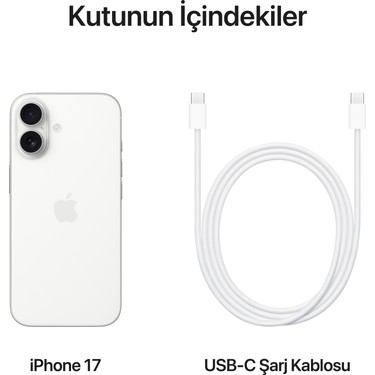 Apple iPhone 17 256 GB Beyaz Fiyatı - Taksit Seçenekleri