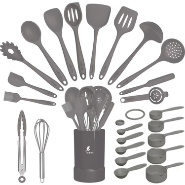 Maracas Isıya Dayanıklı Yanmaz Yapışmaz Silikon Spatula Seti Fiyatı