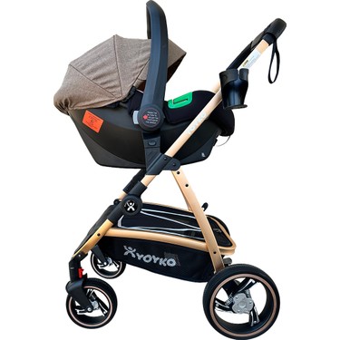 Yoyko City Travel Sistem Bebek Arabası 3 In 1 Coffee Rose Fiyatı