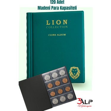 アート本 ボタン デザイン図録 Boutons Loic Allio Seuil 3Alp Koleksiyon Lion Madeni Para Cep Albümü 10 Sayfa - 120 Fiyatı