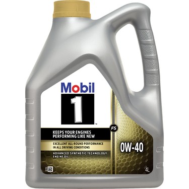 Mobil 1 FS 0W40 Motor Yağı 4 lt Viskozite 0W-40 API SN/CF Fiyatı