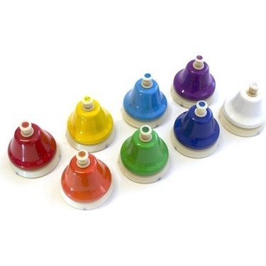 Hand Bells - Renkli Nota El Zili Seti - 8 Nota C ( Do ) Fiyatı