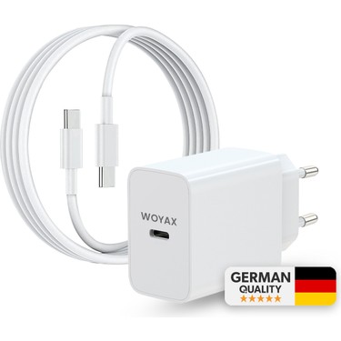 Woyax Hızlı Şarj Aleti 45W Type-C Kablo Beyaz Android / Fiyatı