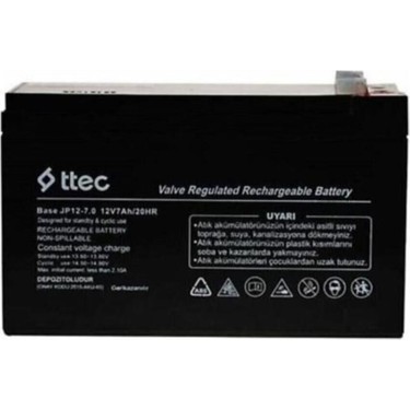 TTec Pi-Es Mustang Bakımsız Kuru Akü 12V 7Ah Uzun Ömürlü Fiyatı