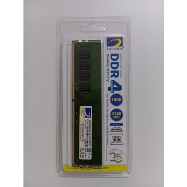 TwinMOS DDR4 16GB 3200MHz Desktop Ram (MDD416GB3200D) Fiyatı