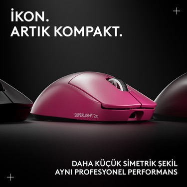 Logitech G Pro x Superlıght 2c Hafif Hero 2 Sensör 32.000 Fiyatı