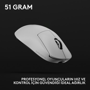 Logitech G Pro x Superlıght 2c Hafif Hero 2 Sensör 32.000 Fiyatı