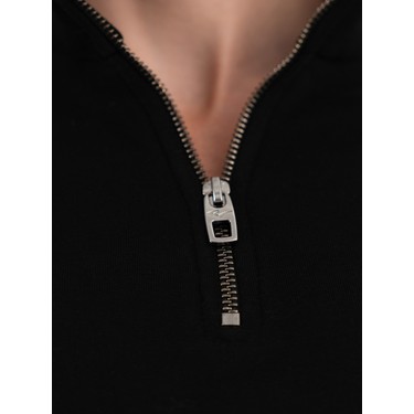 Everlast Bronx Nyc Half Zip Regular Siyah Erkek Sweatshirt Fiyatı