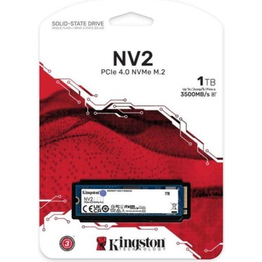 s*e様 Kingston NV2 1TB PCIe 4.0 NVMe M.2 Kingston NV2 NVMe M.2 SSD 1TB 3500MB/s Okuma 2100MB/s Yazma Fiyatı
