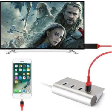 Maxgo Lightning HDMI TV Çevirici Kablosu iPhone 5-XS Plus Fiyatı