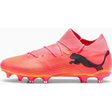 Puma Future 7 Match FgAg Erkek Pembe Turuncu Krampon (Çim Fiyatı
