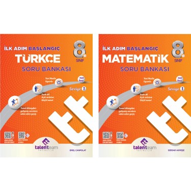 Talent Team Yayıncılık 8. Sınıf Ilk Adım Başlangıç Türkçe Kitabı