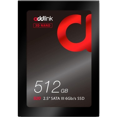 Addlink 512GB 500-450 Mb/s 2.5” Sata Iıı SSD AD512GBS20S3S Fiyatı