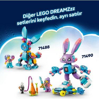 LEGO® DREAMZzz™ Izzie ve Oyun Tavşanı Bunchurro 71490 - 7 Fiyatı