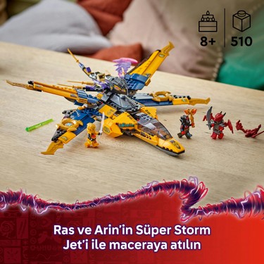 LEGO® NINJAGO® Ras ve Arin'in Süper Fırtına Jeti 71833 - 8 Fiyatı
