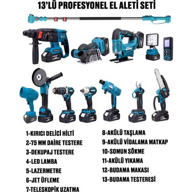 Germany Style Dawreektech 13'lü Teleskopik Set Kömürsüz Fiyatı