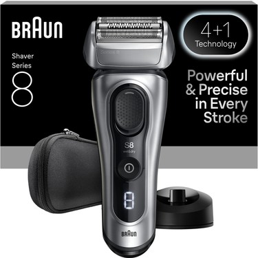 Braun Series 8 Gri Elektrikli Tıraş Makinesi, Islak ve Kuru Fiyatı