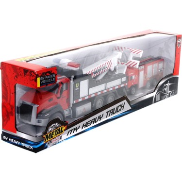 Die Cast Çek Bırak Vinçli Kurtarıcı ve Söndürücü Itfaiye Fiyatı