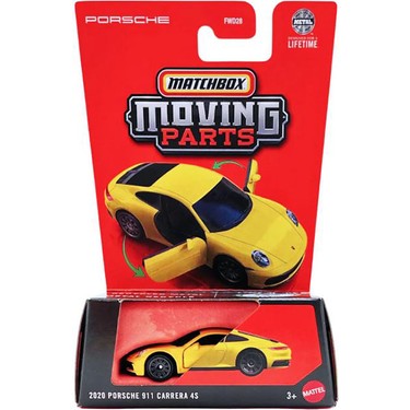 Matchbox Moving Parts - 2020 Porsche 911 Carrera 4s - Sarı Fiyatı