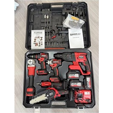 【rihimaru-☆】6点セット Kimmeer Plus 6 Lı Set 2025 Nesil Darbeli Matkap 2100 W Güçlü Fiyatı