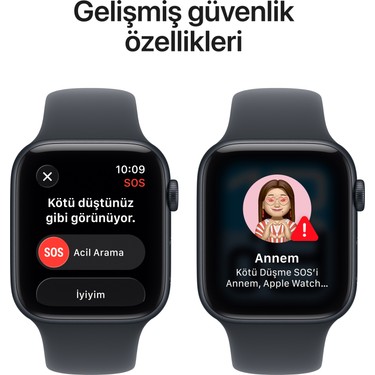 Apple Watch Se 3 Gps + Cellular, 40 mm Gece yarısı Alüminyum Fiyatı