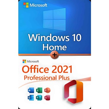 Microsoft Windows 10 Home + Office 2021 Pro Plus Key Fiyatı