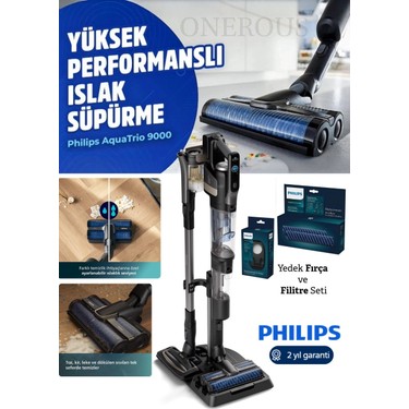 ぶり Philips Aqua Trio Islak & Kuru ve Mop Özellikli Kendini Fiyatı