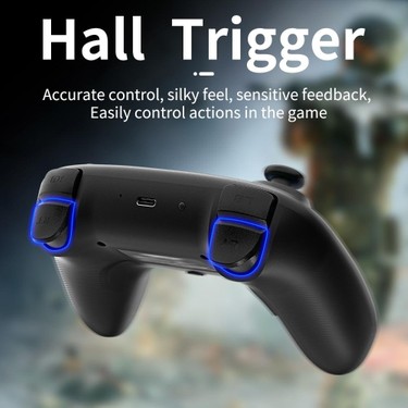 Gizala Kablosuz Oyun Kontrolcüsü Gamepad Hall Effect Fiyatı