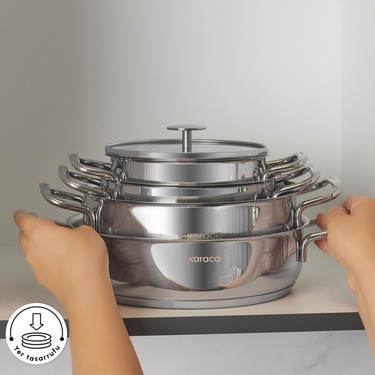 Karaca Alaz 8 Parça Çelik Tencere Seti Fiyatı - Taksit Seçenekleri