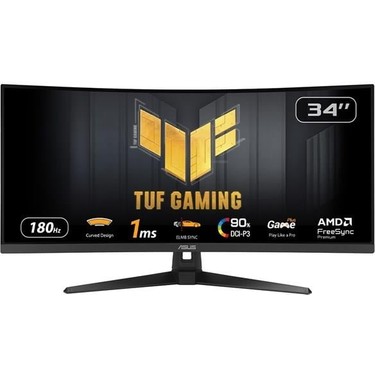 ASUS 34 TUF GAMING VG34VQ3B 1MS 180HZ DP HDMI GAMING Fiyatı