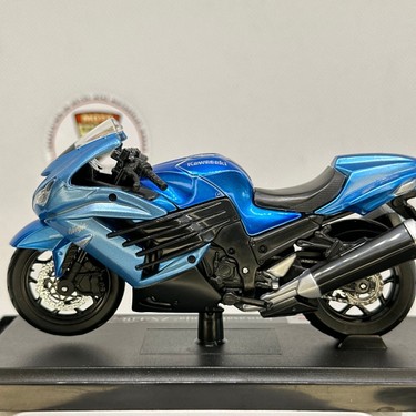 1/24 DRAGSTAR　ミニカー Kawasaki Ninja ZX-14R 1:18 Diecast Metal Model Motosiklet – Fiyatı