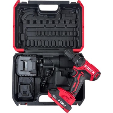 Rodex RDX3365 16.8V 2.0 A Li-Ion Şarjlı Matkap Seti (2 Fiyatı