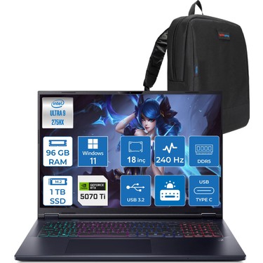 Acer Predator Helios Neo 18 Aı Intel®core™ Ultra 9 275HX Fiyatı