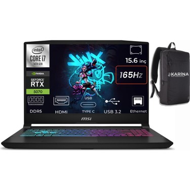 Msı Katana 15 Hx I7-14650HX B14WGK-068XTR-01 32GB 1tb Fiyatı