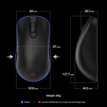 BENQ ZOWIE ZA13-DW Küçük boy 4K Simetrik Kablosuz E-spor Fiyatı