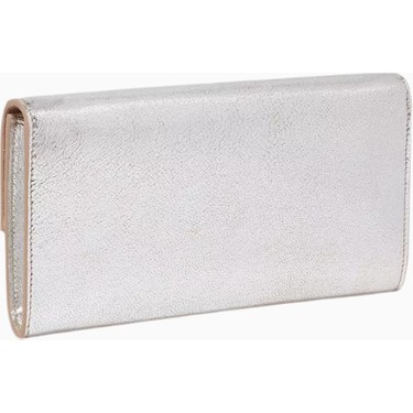 Jımmy Choo Emmie Glitter Clutch Çanta, Simli Deri, Zincir Fiyatı