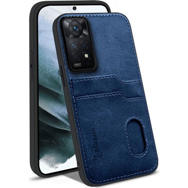 Zebana Xiaomi Redmi Note 11 Kılıf Zebana Kartlıklı Lüx Deri Fiyatı