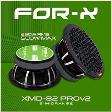 For-x Xmd-82 20 cm Pro Seri Midrange Oto Hoparlör 200 RMS Fiyatı