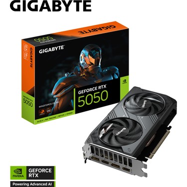 Gıgabyte Geforce Rtx 5050 Wındforce Oc 8gb Gddr6 128-BIT Fiyatı